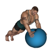 Push Up - Fitness Ball